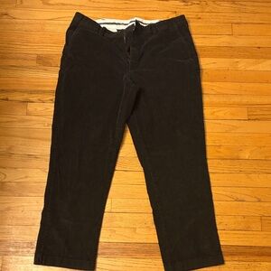 Men's Charcoal Corduroy Pants